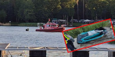 Artykuł: Tragiczny wypadek na jeziorze pod Giżyckiem. Nie żyje 16-latek