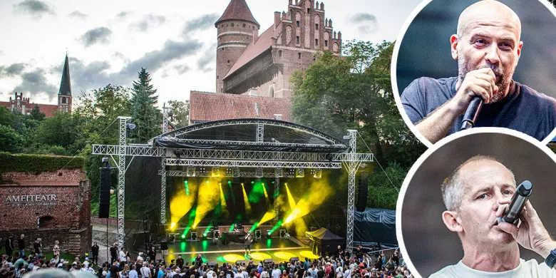 Dwie legendy polskiego rapu w Olsztynie. O.S.T.R. i Eldo rozbujali publiczność [ZDJĘCIA, WIDEO]