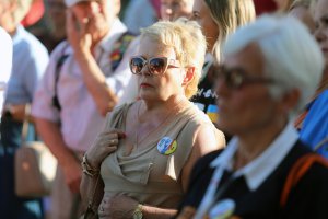 Hejt wobec Ukraińców narasta? Olsztyn odpowiada manifestacją. „To się nazywa rasizm” [ZDJĘCIA, WIDEO]
