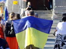 Hejt wobec Ukraińców narasta? Olsztyn odpowiada manifestacją. „To się nazywa rasizm” [ZDJĘCIA, WIDEO]