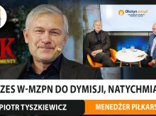 Były piłkarz Stomilu, a obecnie menedżer, Piotr Tyszkiewicz: "Zwolnić prezesa W-MZPN!" [WIDEO]