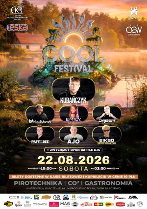 COOL Festival 2026 w Barczewie. Kubańczyk gwiazdą wieczoru