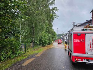 Intensywne opady deszczu w Olsztynie i regionie. Strażacy interweniowali już blisko 400 razy