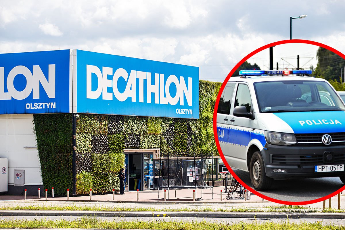 Obywatelskie zatrzymanie na parkingu Decatlona w Olsztynie. Znamy szczegóły