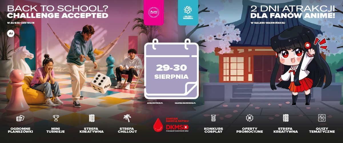 Back to School w Warmińskiej Aurze – szkolna energia, wielka zabawa i realna pomoc!