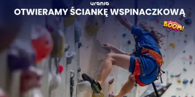 Ścianka wspinaczkowa w hali Urania - aktywność, która wciąga