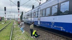 Pociąg InterCity "Kormoran" relacji Olsztyn Główny-Kraków Główny potrącił 45-letnią kobietę