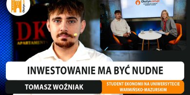 Artykuł: "Nie ufaj influencerom obiecującym szybki zysk. Inwestycje mają być nudne." Inwestor Tomasz Woźniak o tym, gdzie lokować środki [WIDEO]
