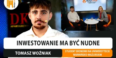 Nie ufaj influencerom obiecującym szybki zysk. Inwestycje mają być nudne. Inwestor Tomasz Woźniak o tym, gdzie lokować środki [WIDEO]