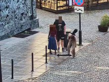 Najpierw zniszczył słupek, potem dał koncert na starówce. Muzykalnego wandala zdradziła gitara [WIDEO]