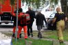 Niebezpieczna sytuacja przy ul. Kołobrzeskiej 14 w Olsztynie. Mężczyzna chciał targnąć się na życie?