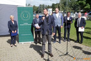 Ujęcie z otwarcia Alei Sław Olsztyńskiego Sportu z 2021 r.