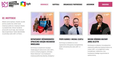 Artykuł: MOK Olsztyn z nominacją do Koron Równości!