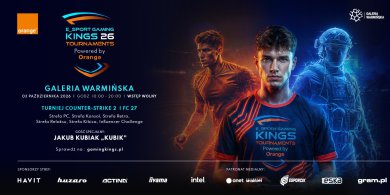 Artykuł: 3. edycja E-Sport Gaming Kings Tournaments powered by Orange w Olsztynie. Galeria Warmińska na trasie tegorocznego cyklu