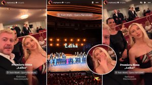 Wojciech Łozowski na premierze „Lalki” w Teatrze Wielkim w Warszawie