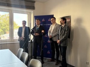 Od lewej: Paweł Warot, Artur Chojecki, Piotr Soćko i Radosław Nojman