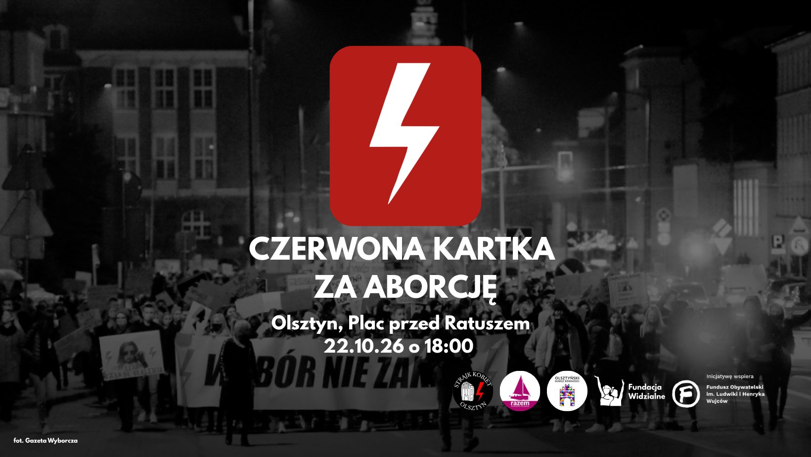 "Czerwona kartka za aborcję!". W październiku będą protestować przed miejskim ratuszem ws. praw kobiet