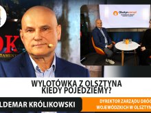 „Chcielibyśmy, żeby na drzewach ginęło mniej ludzi”. Dyrektor ZDW o wycinkach i wylotówce na Olsztynek [WIDEO]
