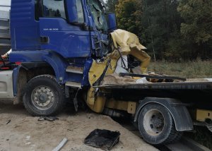 Wracamy do tragicznego karambolu na DK16 pod Olsztynem. Kierowca ciężarówki usłyszał wyrok