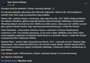 Czy da się zamknąć Olsztyn w jednej instrukcji? Reżyserka stawia ważne pytanie