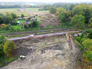 Na jakim etapie jest budowa tunelu na Tracku? Sprawdziliśmy, jak wygląda teren inwestycji [ZDJĘCIA]