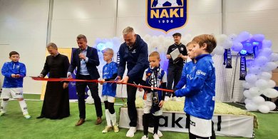 Artykuł: Druga hala Naki Football Park oficjalnie otwarta. „Niektóre kluby mogą nam pozazdrościć”