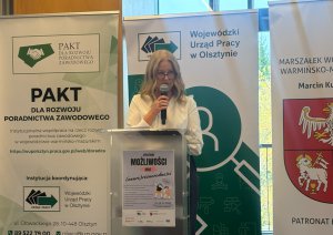 Bożena Piątek, dyrektorka Wojewódzkiego Urzędu Pracy w Olsztynie