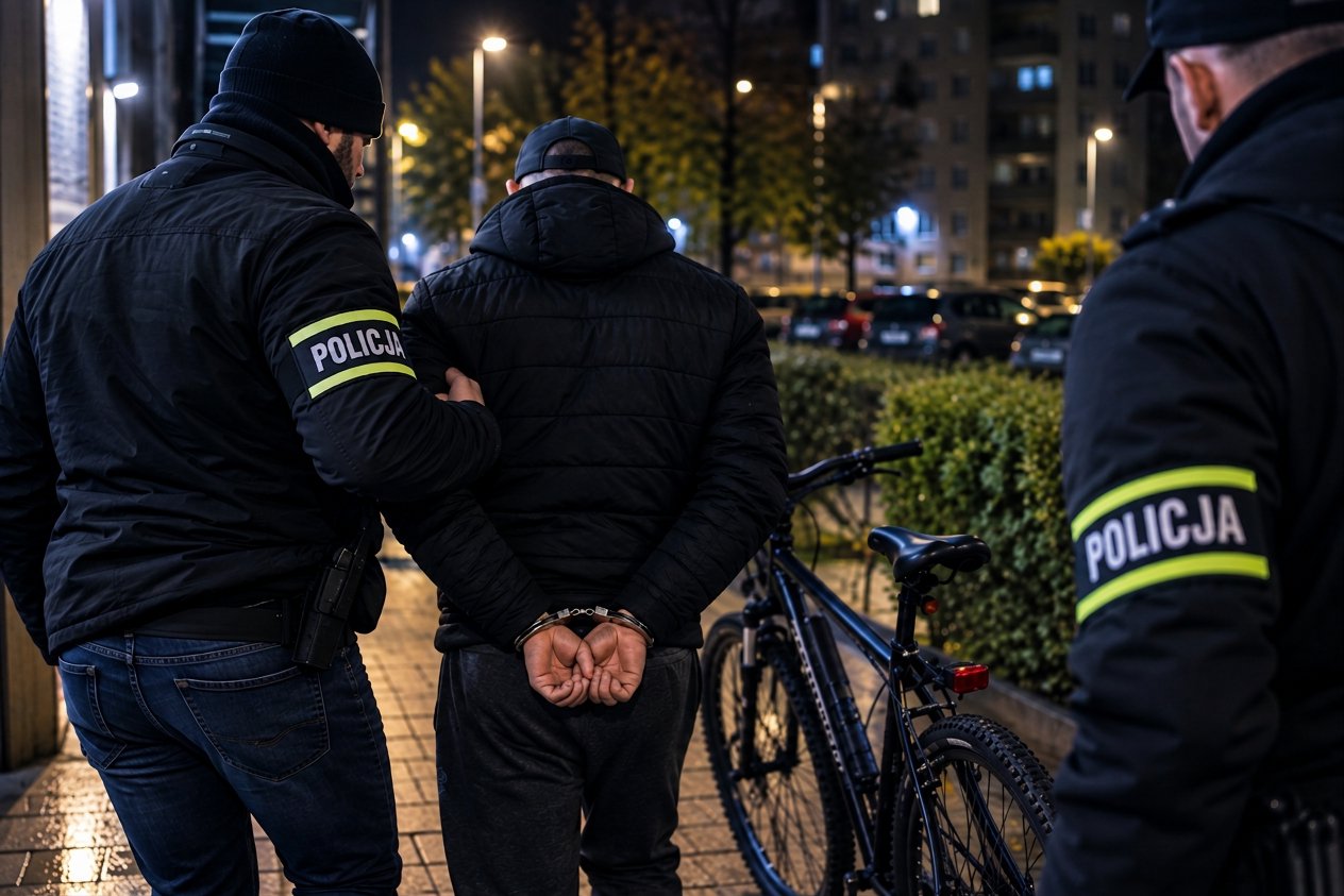 Olsztyn. Jechał skradzionym rowerem. Wywiadowcy gwałtownie odkryli, kim jest 36-latek
