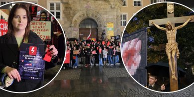Artykuł: Mocne słowa podczas protestu o prawa kobiet w Olsztynie. Rząd dostał „czerwoną kartkę” [ZDJĘCIA, WIDEO]