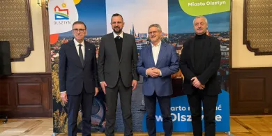 Historyczne spotkanie w olsztyńskim ratuszu. Czterech prezydentów popiera zmianę granic Olsztyna
