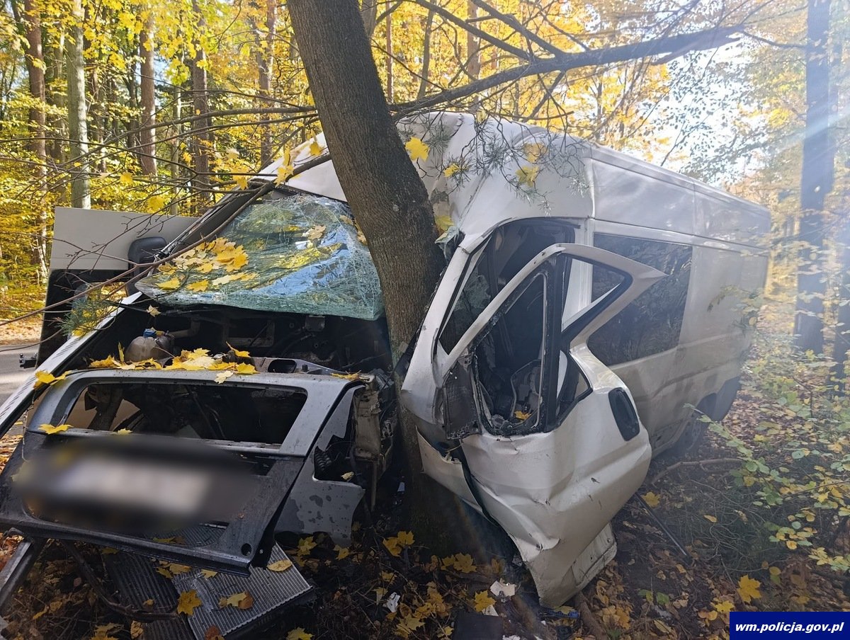 Gm. Ostróda. 54-latek zignorował polecenie policjanta i ruszył do ucieczki. Finał pościgu okazał się tragiczny