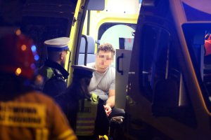 Olsztyn. Kolizja przy szpitalu miejskim. Zawinił 22-latek w "dostawczaku" [ZDJĘCIA]