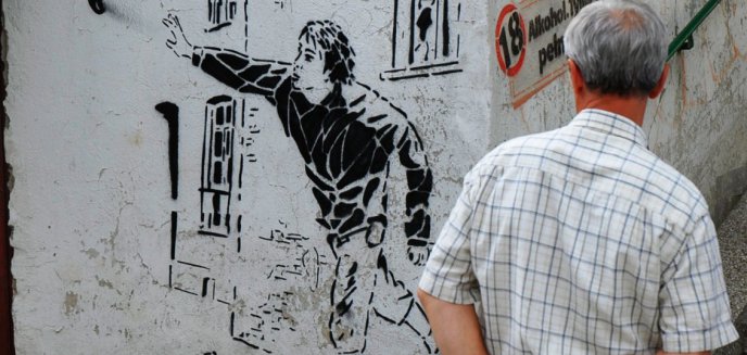 Pouczające graffiti w Olsztynie