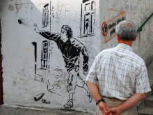 Pouczające graffiti w Olsztynie