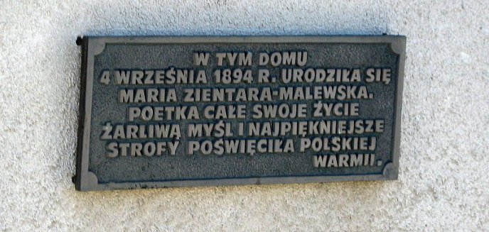 Z szacunku do warmińskiej poetki