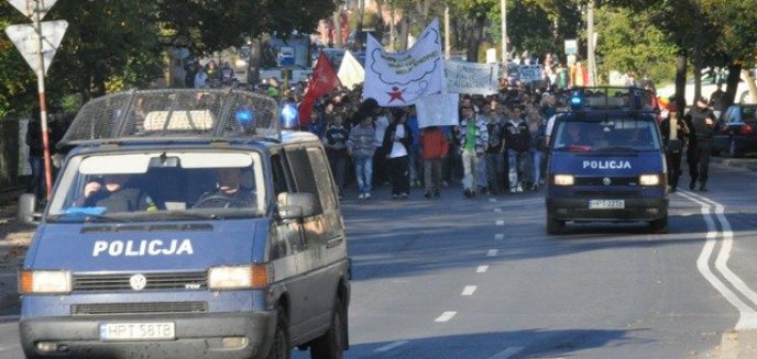 Marsz  zwolenników legalizacji marihuany w Olsztynie