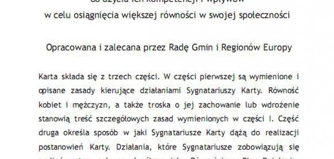 Konsultacje w sprawie równości