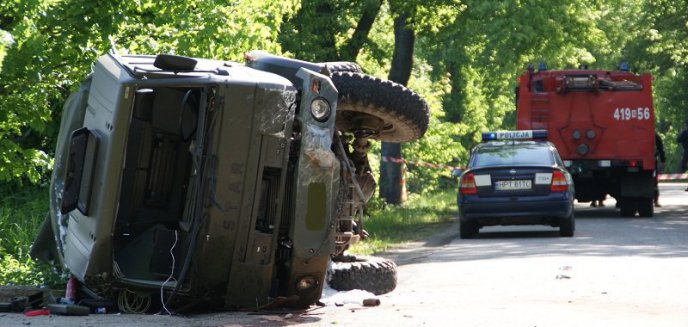 Wypadek na trasie Płoskinia - Pakosze