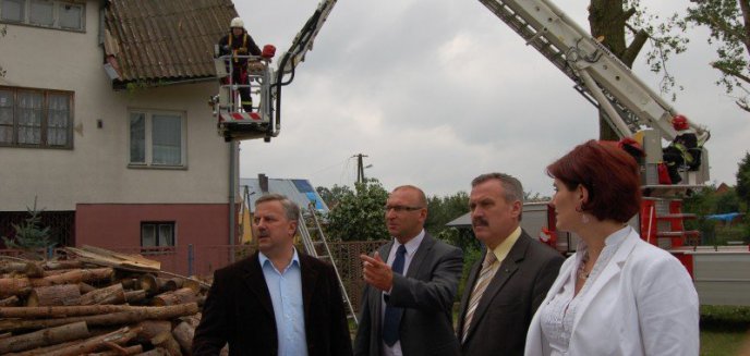 Poszkodowani w Rozogach dziś dostaną zasiłki