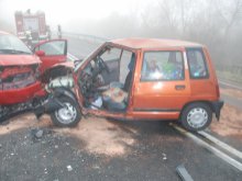 Wypadek na trasie Mrągowo-Giżycko