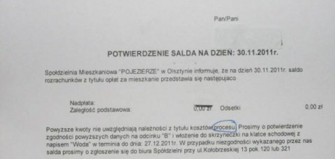 Kto wyjaśni zagadkowe potwierdzenie salda?