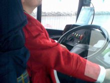 Wsiadam do autobusu, a tam...Mikołaj