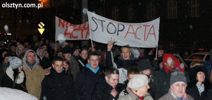 Kolejna manifestacji przeciwko ACTA w Olsztynie!