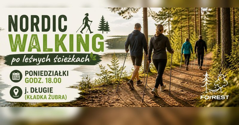 Nordic Walking po leśnych ścieżkach - Olsztyn