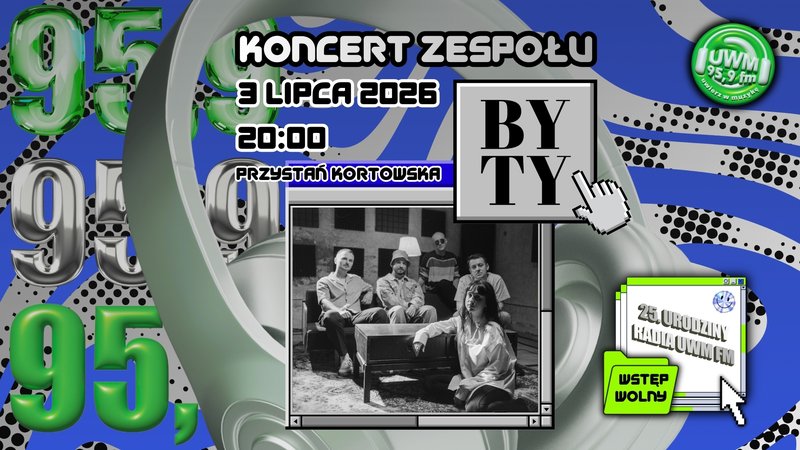 Byty zagrają na 25-lecie Radia UWM FM - Olsztyn
