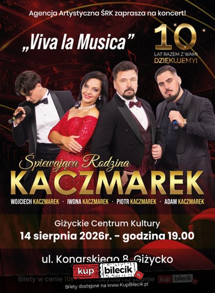 Śpiewająca Rodzina Kaczmarków - Viva La Musica - Giżycko