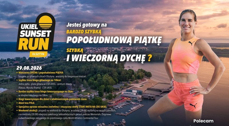 Ukiel Sunset Run Olsztyn 2026 - Olsztyn
