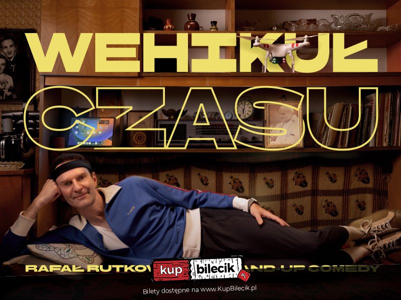 Stand-up Biskupiec | Rafał Rutkowski w programie "Wehikuł czasu" - Biskupiec