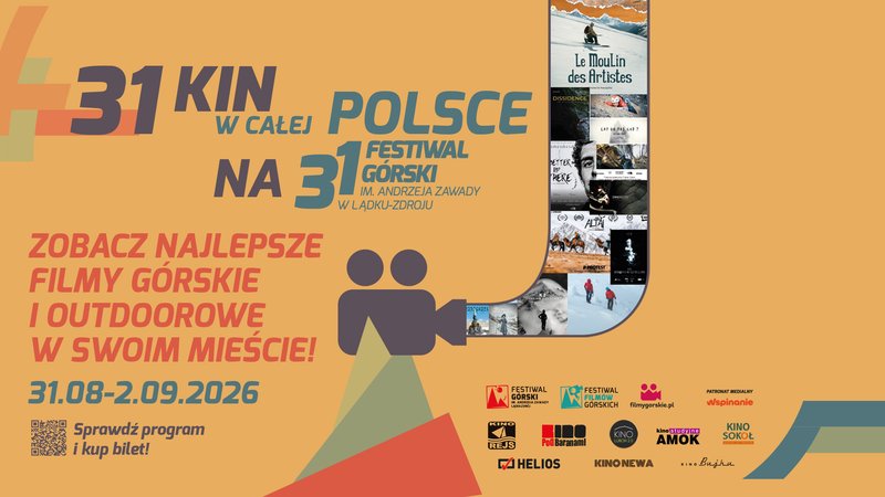 Festiwal Górski w kinach, czyli najlepsze filmy outdoorowe na wyciągnięcie ręki - Olsztyn