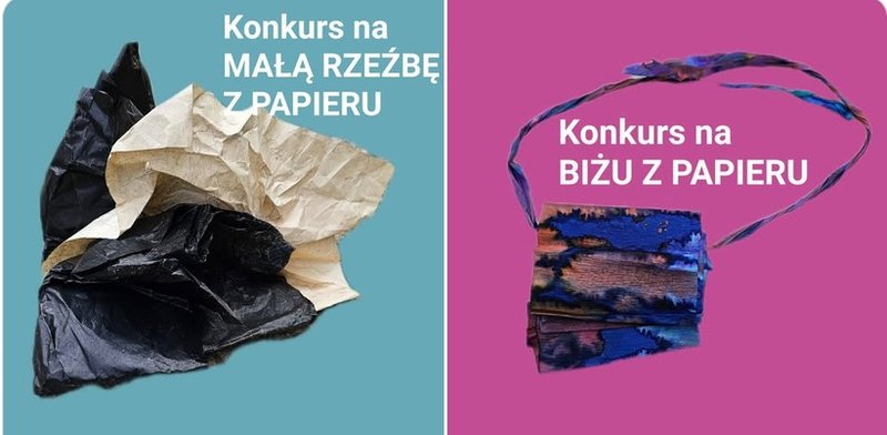 Mała forma. Konkurs na rzeźbę lub biżuterię artystyczną z papieru - Olsztyn
